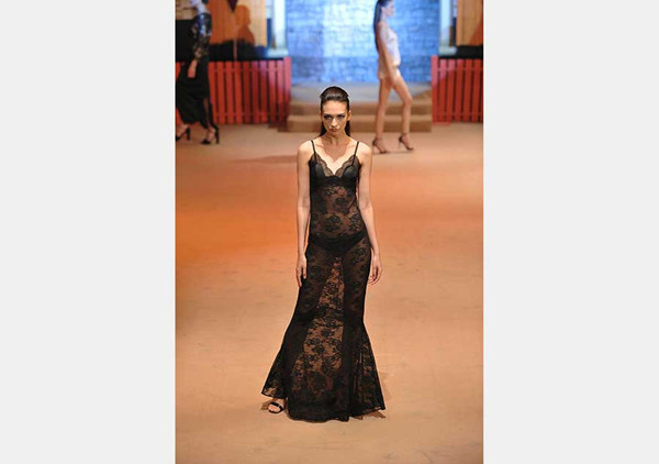 Designer Vannina has revolutionized lingerie standards and invented innerwear as outerwear fashion.(Photo provided to chinadaily.com.cn) Designer Vannina has revolutionized lingerie standards and invented innerwear as outerwear fashion.(Photo provided to chinadaily.com.cn)