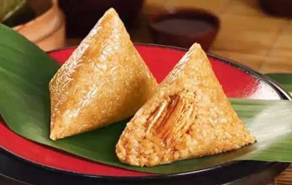 Meat zongzi from Wu Fang Zhai (Photo provided to chinadaily.com.cn)