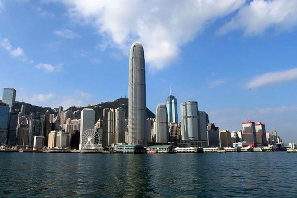 Skyscrapers line the harbor in Hong Kong, on Feb 9, 2016. (Photo/Xinhua) Skyscrapers line the harbor in Hong Kong, on Feb 9, 2016. (Photo/Xinhua)