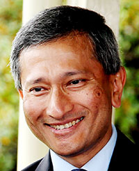 Singaporean Minister for Foreign Affairs Vivian Balakrishnan (Photo/China Daily) Singaporean Minister for Foreign Affairs Vivian Balakrishnan (Photo/China Daily)