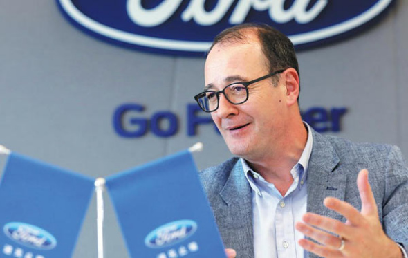Peter Fleet, president of Ford Motor Asia-Pacific, said electrification will be a key for the company's approaches in China. (Photo provided to China Daily) Peter Fleet, president of Ford Motor Asia-Pacific, said electrification will be a key for the company's approaches in China. (Photo provided to China Daily)