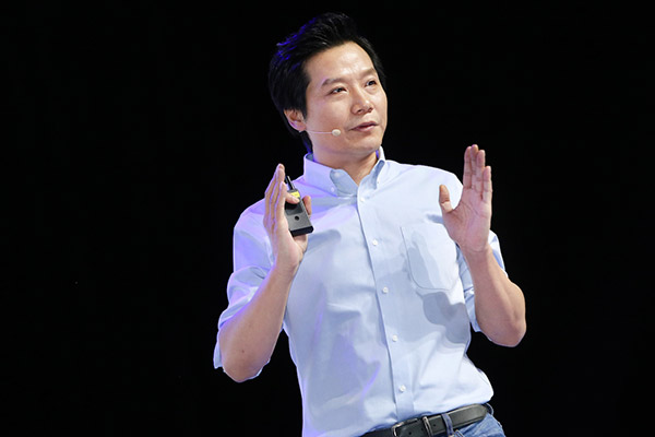 Xiaomi founder Lei Jun speaks at Mi 5X launching event in Beijing, July 26, 2017. (Photo provided to chinadaily.com.cn) Xiaomi founder Lei Jun speaks at Mi 5X launching event in Beijing, July 26, 2017. (Photo provided to chinadaily.com.cn)