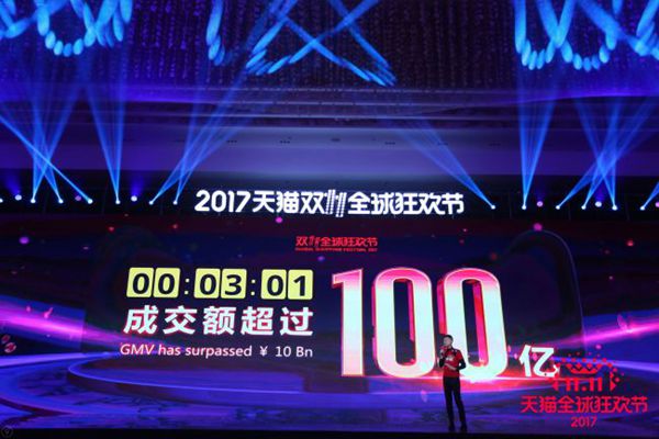 The platform reached the 100-billion-yuan sales mark in 6 minutes and 58 seconds last year. (Photo provided to China Plus) The platform reached the 100-billion-yuan sales mark in 6 minutes and 58 seconds last year. (Photo provided to China Plus)