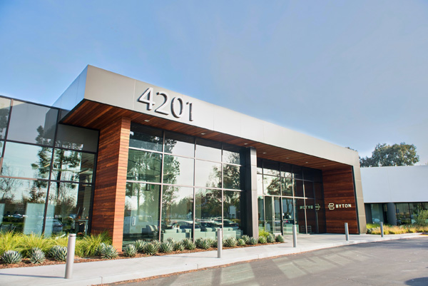 Byton's North American headquarters in Silicon Valley, the United States. (Photo provided to China Daily)