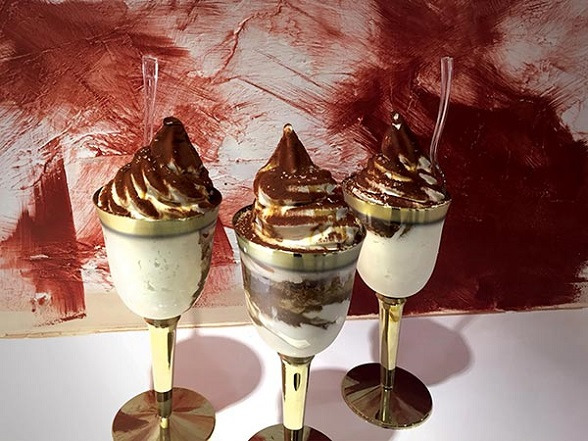 Tiramisu ice cream (Photo by Wang Yuke/China Daily)