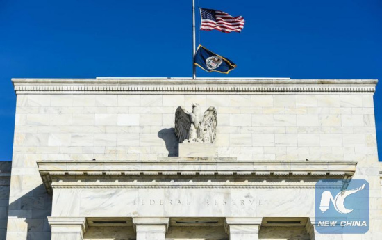 File photo: The U.S. Federal Reserve Building stands in Washington, D. C., capital of the United States, Dec 14, 2016.(Xinhua/Bao Dandan) File photo: The U.S. Federal Reserve Building stands in Washington, D. C., capital of the United States, Dec 14, 2016.(Xinhua/Bao Dandan)