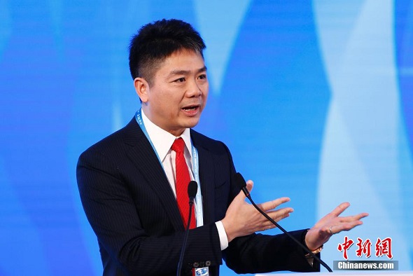 Liu Qiangdong, founder and chief executive officer of JD.com Inc. (File Photo: China News Service/Sheng Jiapeng) Liu Qiangdong, founder and chief executive officer of JD.com Inc. (File Photo: China News Service/Sheng Jiapeng)