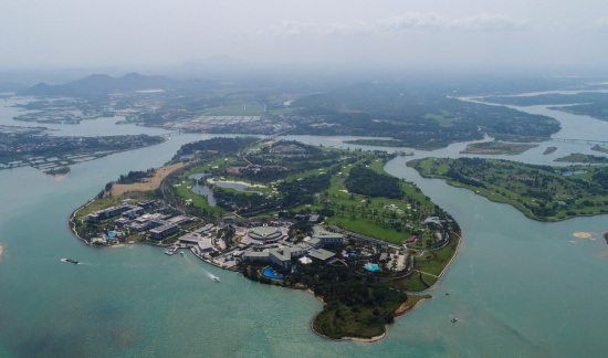 An aerial view shows Boao, South China’s Hainan province, on March 25, 2018. (Photo/Xinhua) An aerial view shows Boao, South China’s Hainan province, on March 25, 2018. (Photo/Xinhua)