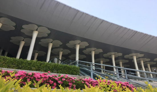 The National Exhibition and Convention Center /CGTN Photo The National Exhibition and Convention Center /CGTN Photo