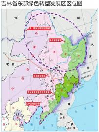 A planning map of northeast China's Jilin province. (Photo/caijing.com.cn) A planning map of northeast China's Jilin province. (Photo/caijing.com.cn)