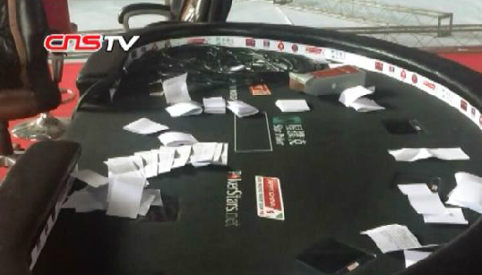 A screenshot from video clip by China News Service A screenshot from video clip by China News Service