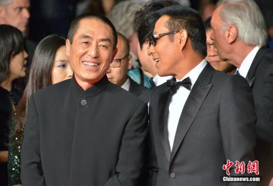 Famous Chinese director Zhang Yimou (left) (File photo/Chinanews.com) Famous Chinese director Zhang Yimou (left) (File photo/Chinanews.com)