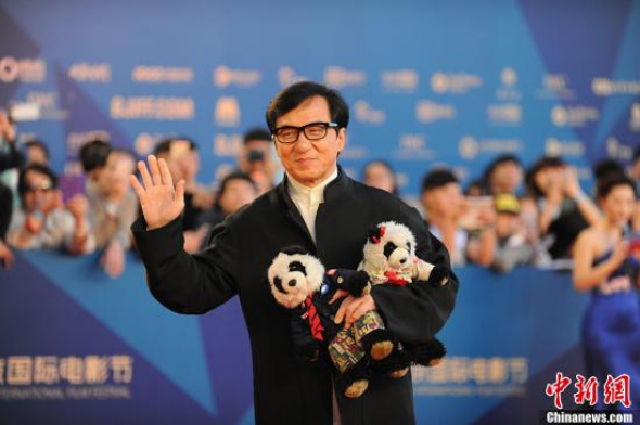 Hong Kong action star Jackie Chan. (File photo/Chinanews.com) Hong Kong action star Jackie Chan. (File photo/Chinanews.com)