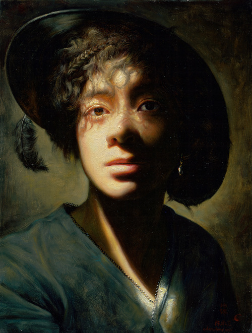 Oil painting 23 Years Old: First Entering the Society by Chen Chengwei (Photo courtesy of Today Art Museum) Oil painting 23 Years Old: First Entering the Society by Chen Chengwei (Photo courtesy of Today Art Museum)