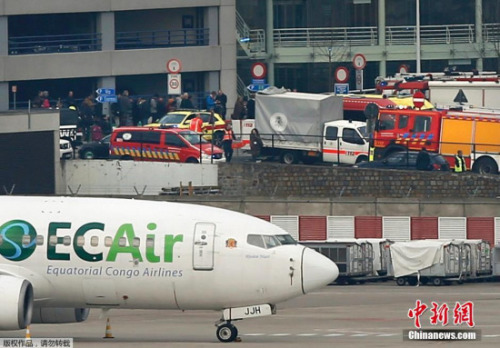 All flights from and to the Brussels Airport are cancelled after deadly terrorist attacks. (Photo/Chinanews.com) All flights from and to the Brussels Airport are cancelled after deadly terrorist attacks. (Photo/Chinanews.com)