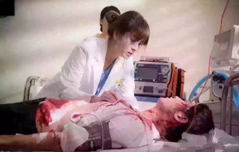 The video screenshot shows the mistakenly arranged dots in the popular South Korea television drama Descendants of the Sun. The video screenshot shows the mistakenly arranged dots in the popular South Korea television drama Descendants of the Sun.