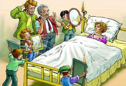 A photo about Edison using mirrors to reflect lamp light for a surgeon to perform an appendicitis operation on his mother was used in a textbook published by People's Education Press. A photo about Edison using mirrors to reflect lamp light for a surgeon to perform an appendicitis operation on his mother was used in a textbook published by People's Education Press.