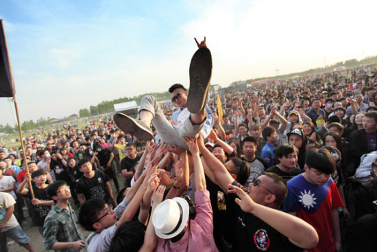 Changjiang International Music Festival is becoming one of China's major youth events. (Photo by Zhu Donghong/China Daily) Changjiang International Music Festival is becoming one of China's major youth events. (Photo by Zhu Donghong/China Daily)