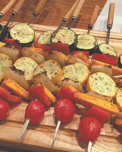 Summer vegetables and meats are a popular feature of braai. (Photo: Mike Peters/China Daily) Summer vegetables and meats are a popular feature of braai. (Photo: Mike Peters/China Daily)