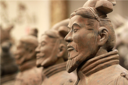 Statues at Terracotta Warriors Museum in Xi'an, Shaanxi province. A trip to the city is part of Christie's recent collector's tour. (Photo provided to China Daily) Statues at Terracotta Warriors Museum in Xi'an, Shaanxi province. A trip to the city is part of Christie's recent collector's tour. (Photo provided to China Daily)