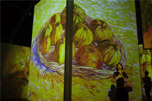 Virtual Van Gogh (Photo by Gao Erqiang/China Daily) Virtual Van Gogh (Photo by Gao Erqiang/China Daily)