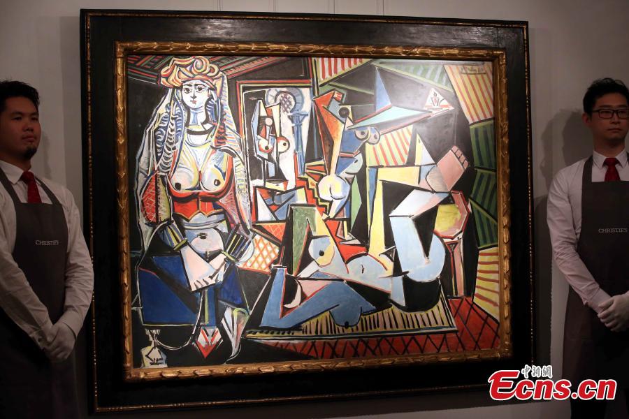 Picasso painting tipped for record sale unveiled in Hong Kong(1/2)