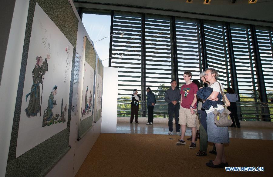 Paper-cut exhibition held in Geneva to mark UN Chinese Language Day(1/4)