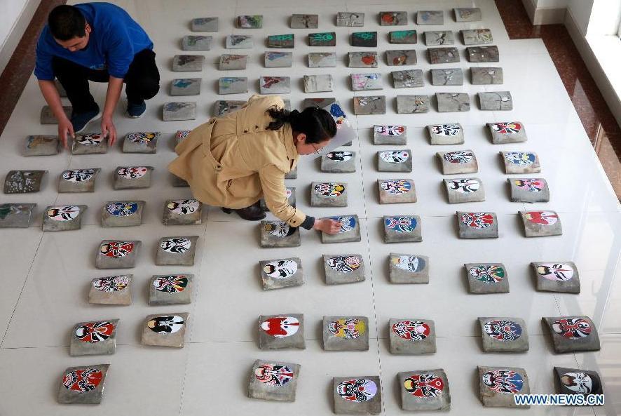 Tile paintings in Shandong, E China(1/5)