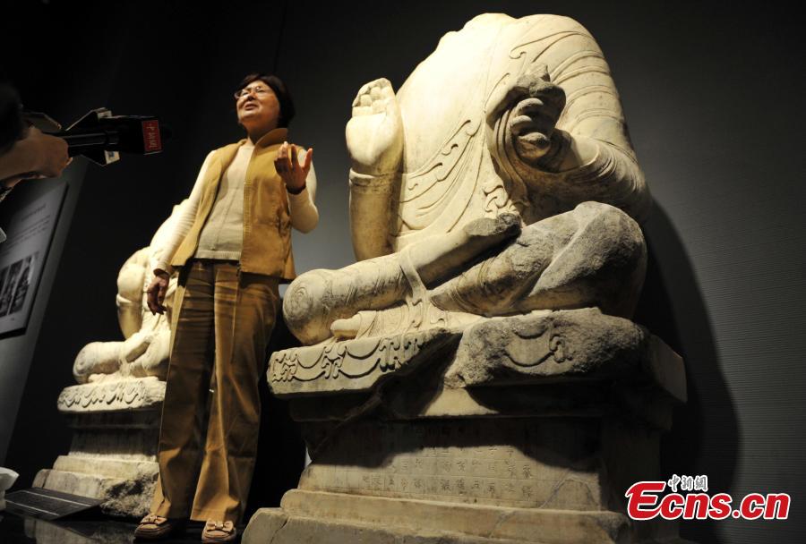 Headless Buddha statue to unite with head in Taiwan(1/5)
