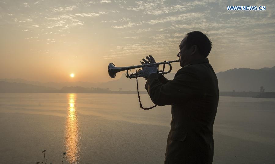 Water level of Three Gorges Reservoir falls to 159.42 m(1/3)