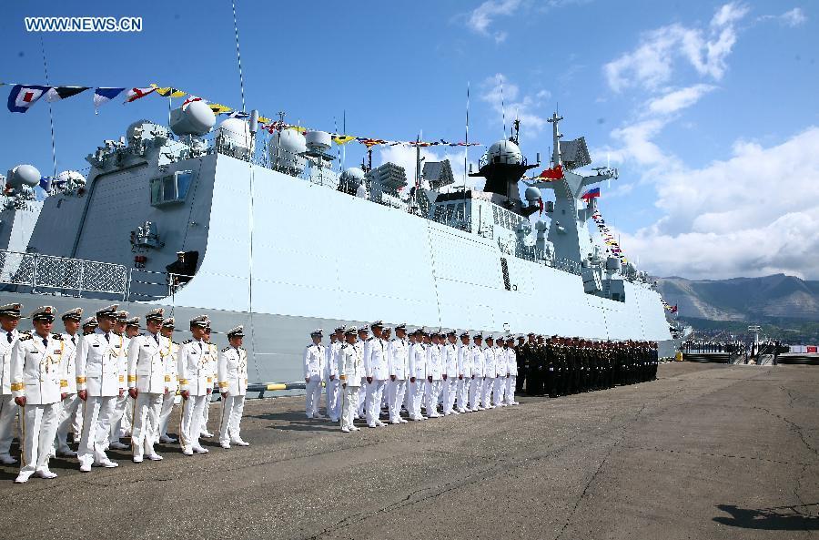 China, Russia launch joint naval drills 
