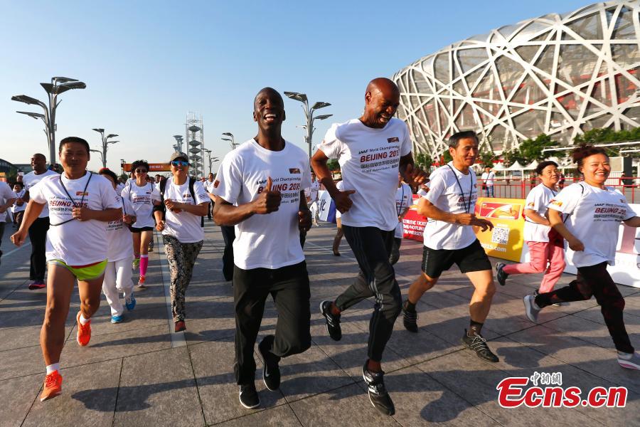 Top athletes mark 100-day countdown to IAAF World Championships in Beijing (1/8)