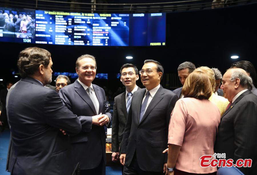 Chinese premier Li Keqiang meets Brazilian parliamentary leaders(1/1)