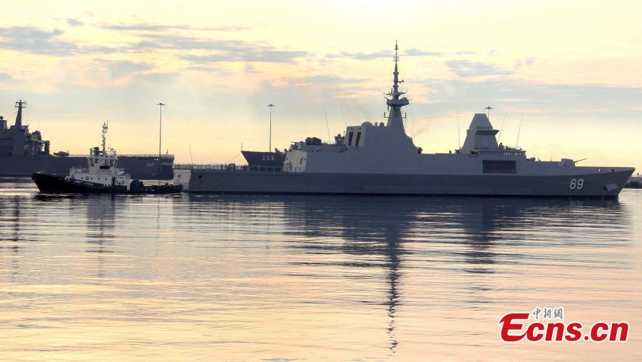 China, Singapore starts maritime drill(1/4)