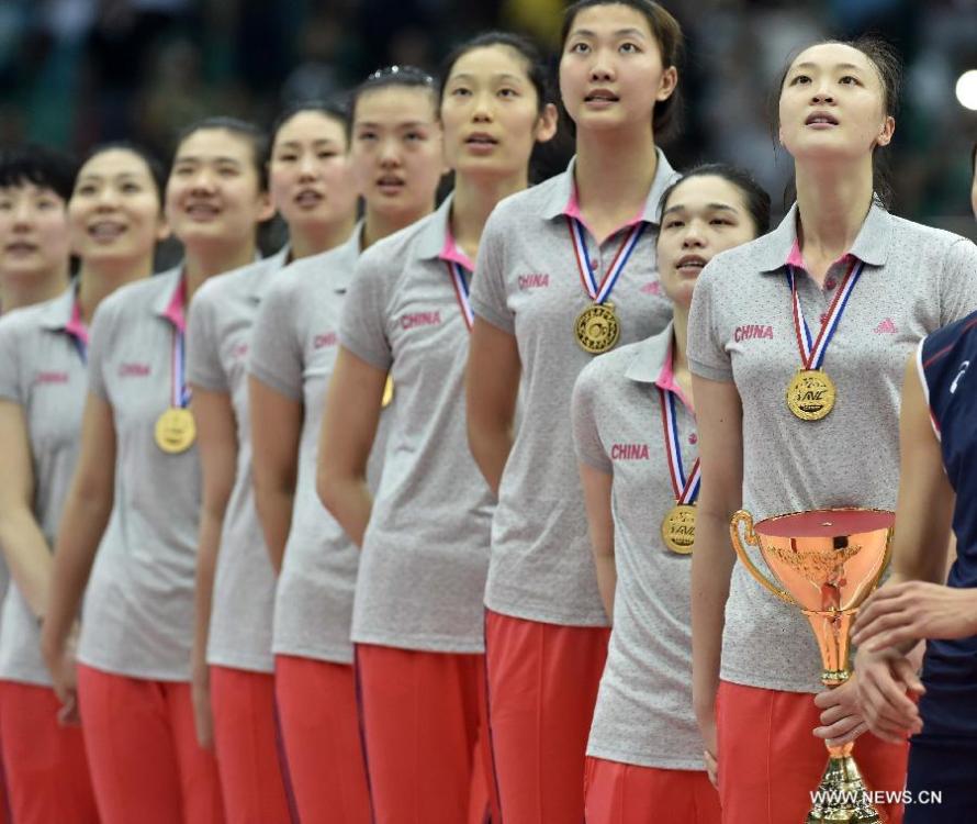 China claim title of Asian Women's Volleyball Championships(1/6)