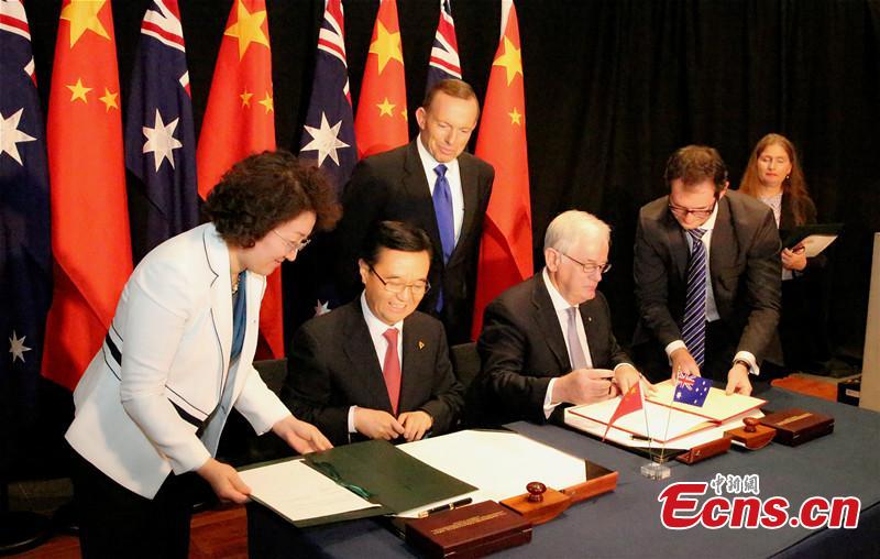 China- Australia FTA signed officially(1/1)