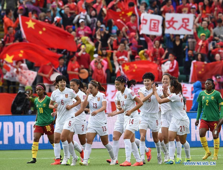 China enters quarterfinal at Women's World Cup(1/10)
