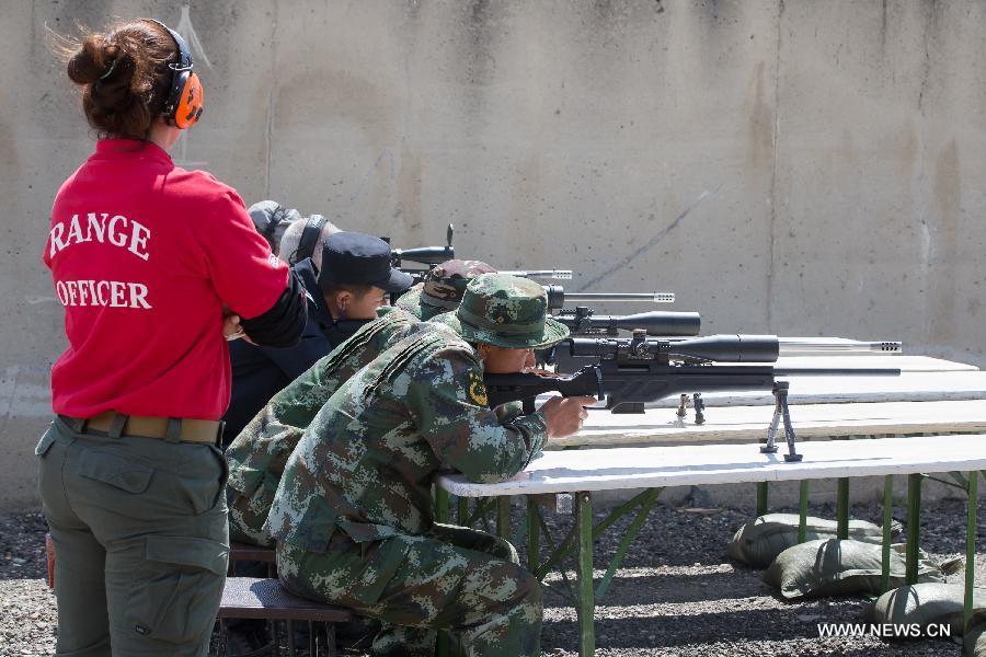 Chinese participants compete in 14th Police and Military Sniper World Cup(1/6)