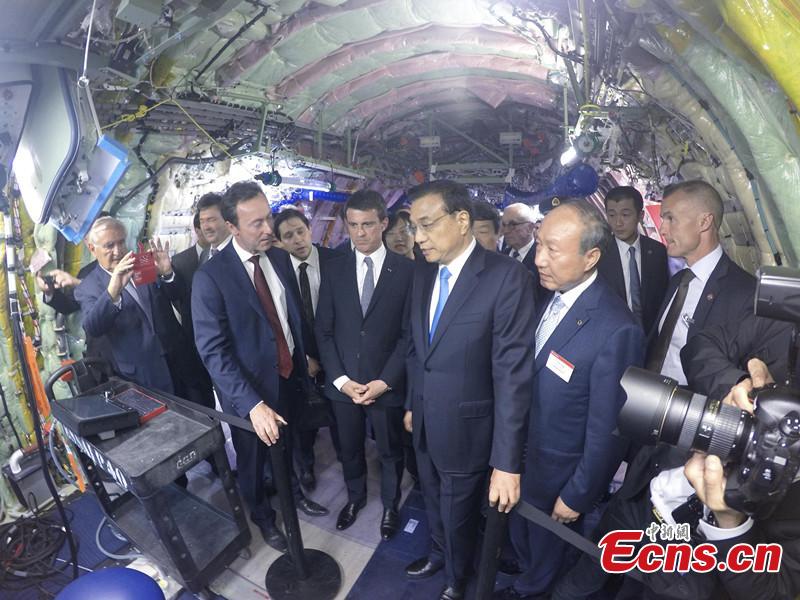Premier Li praises China-France cooperation in aviation(1/8)