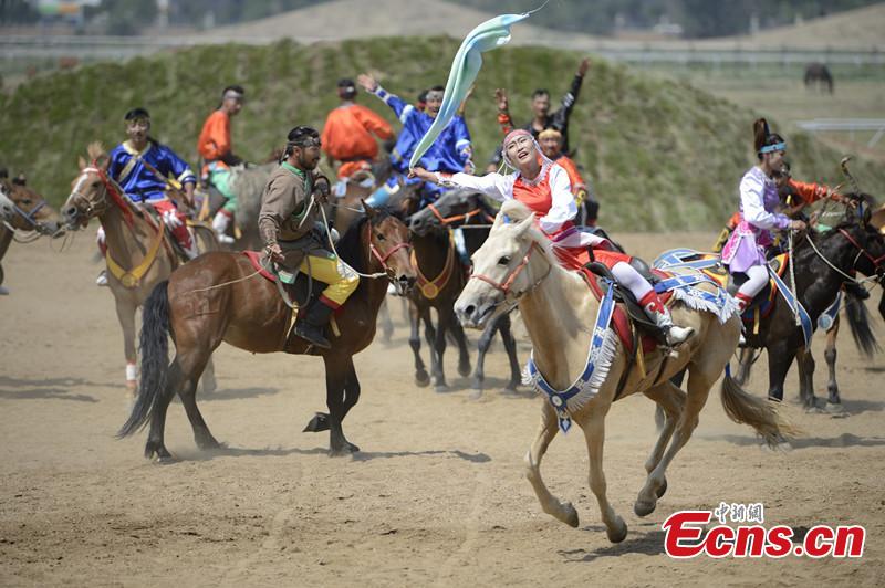 Mongolia team perform forever Genghis Khan(1/2)