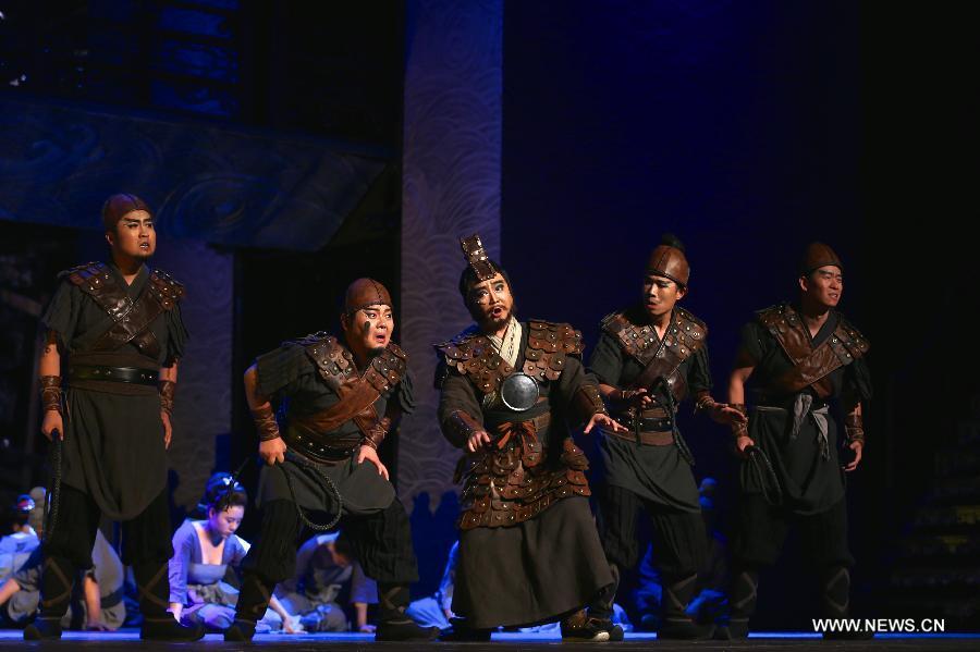China's opera 'The Grand Canal' staged in Rome(1/9)