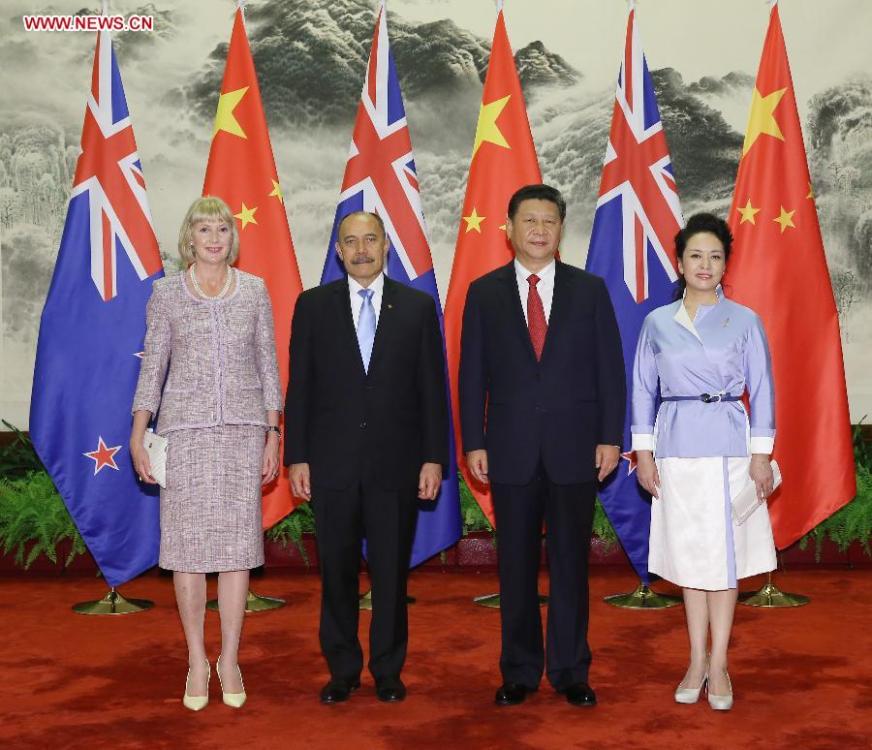 President Xi meets with New Zealand governor-general in Beijing(1/2)