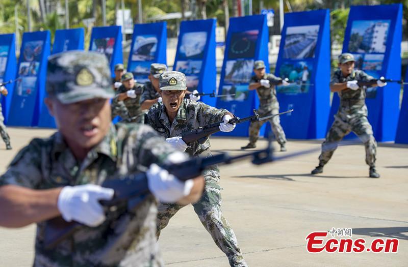 Militias exercise held in Sansha(1/1)