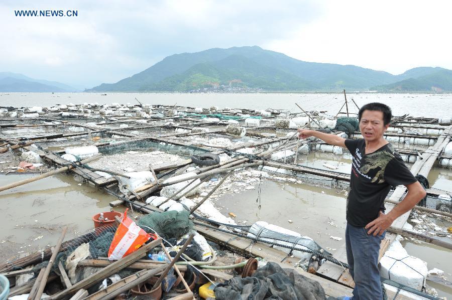 Aftermath of typhoon Soudelor in Fujian(1/4)