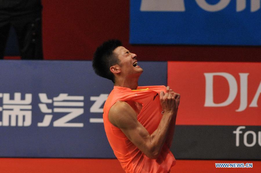 Chen beats Lee Chong Wei to retain world badminton crown(1/5)