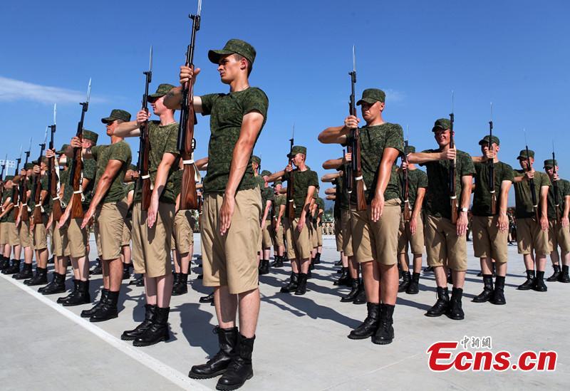Foreign armies keep training in Beijing for China's military parade(1/1)
