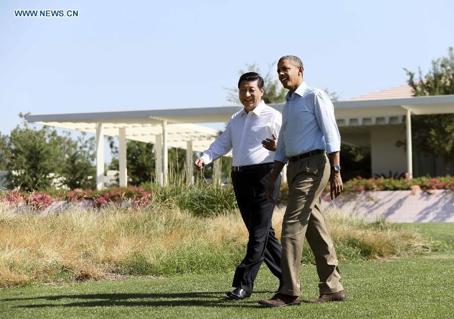 Four major meetings between Xi and Obama since 2013(1/4)