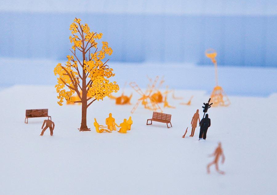 Paper-cuts: Naoki Terada scales down Beijing in newest design project(1/10)