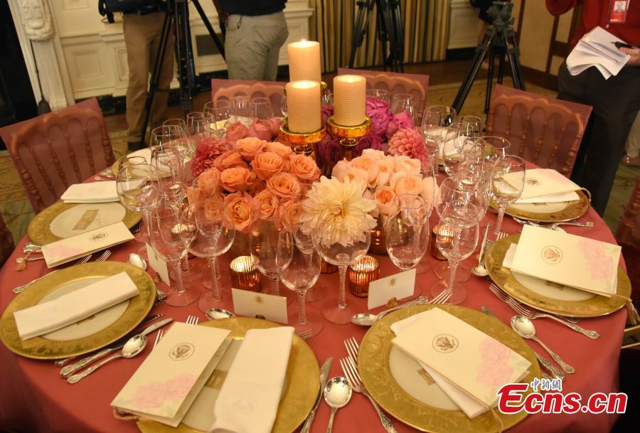 American cuisine with Chinese flavors on state dinner menu(1/7)