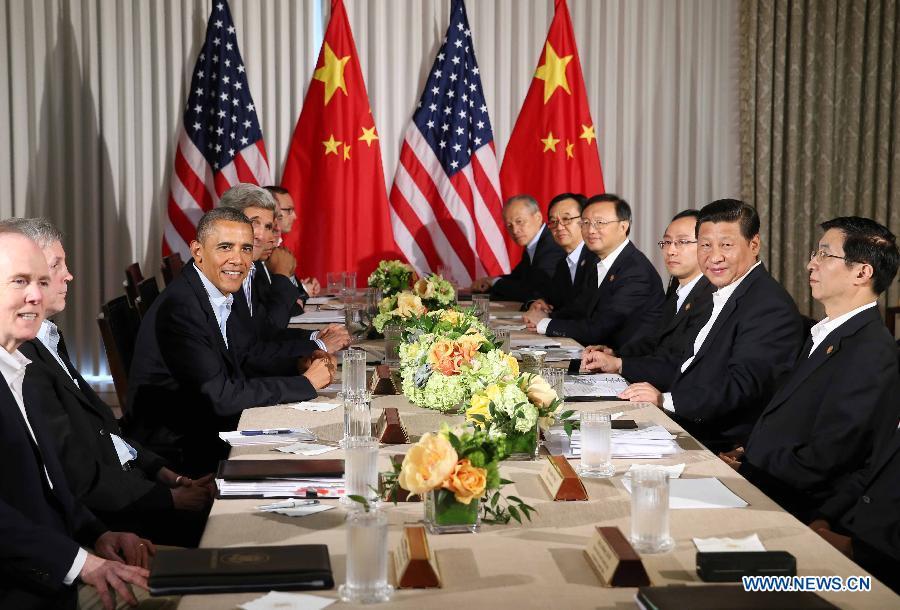 Major meetings between Xi, Obama over past two years(1/6)
